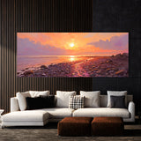 Pebbles Pebble Path Sunset 8