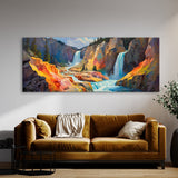 Yellowstone Colorful Cascade 59