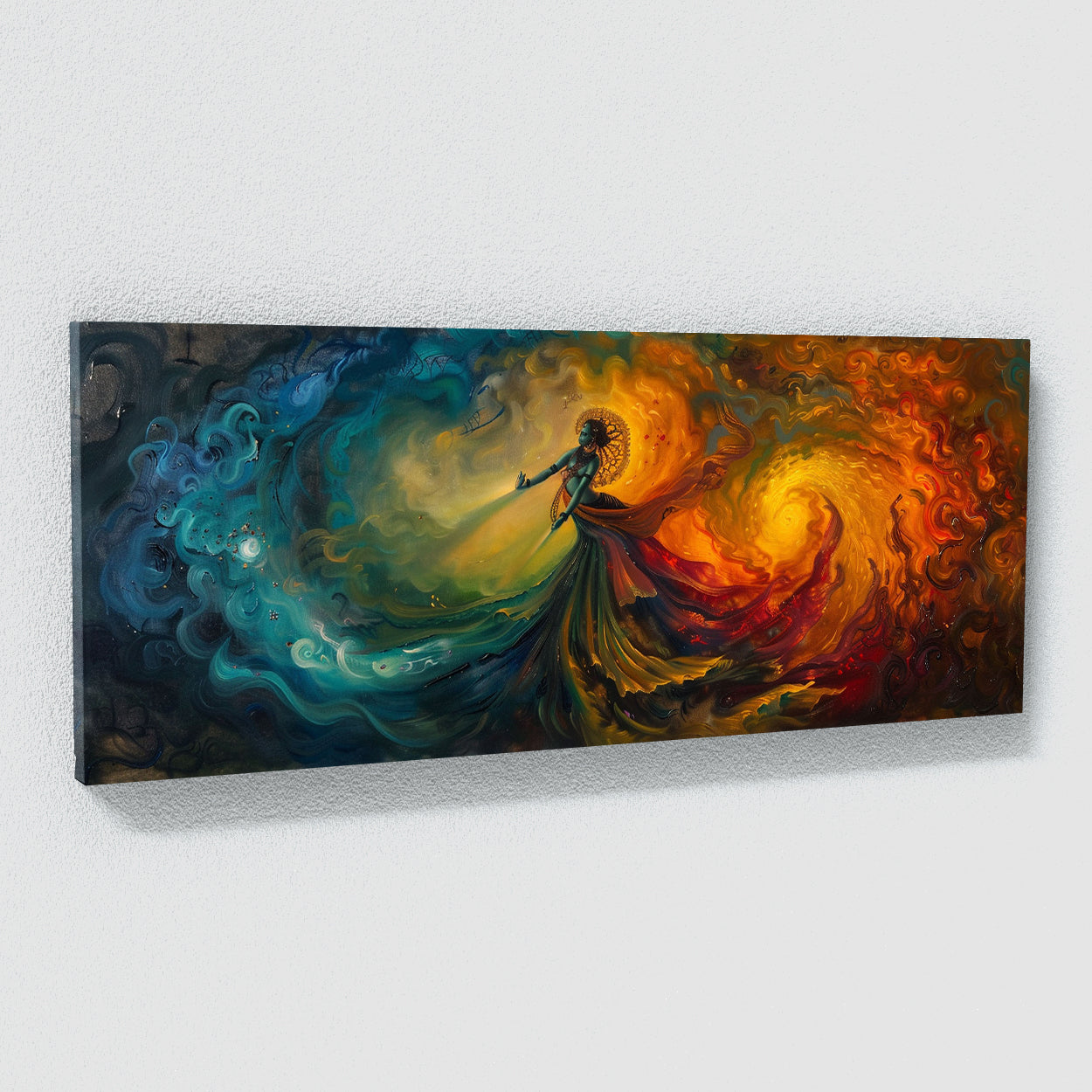 Kali Cosmic Motion 2 Canvas Wall Art Print Decor Artwork Picture