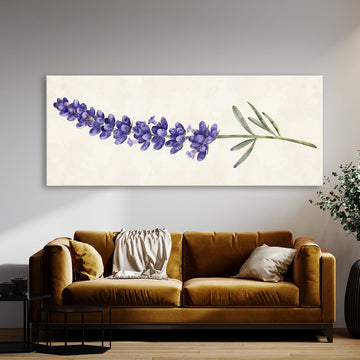 lavender plant wall art Lavender Elegant Bloom 6 Canvas Wall Art Print Decor Artwork Picture  Painting Poster – Sense Canvas