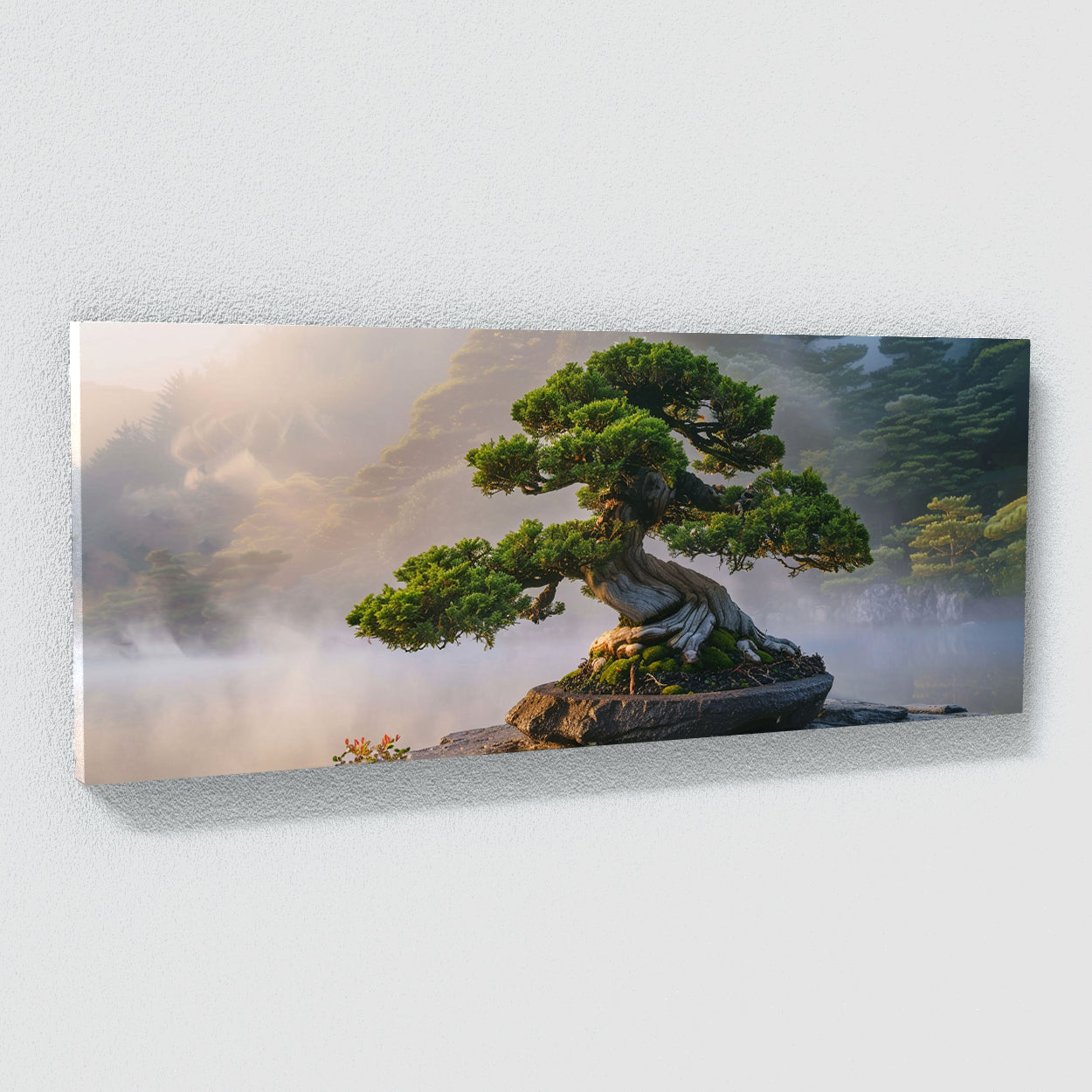 bonsai tree poster Bonsai Tree Misty Morning Bonsai 13