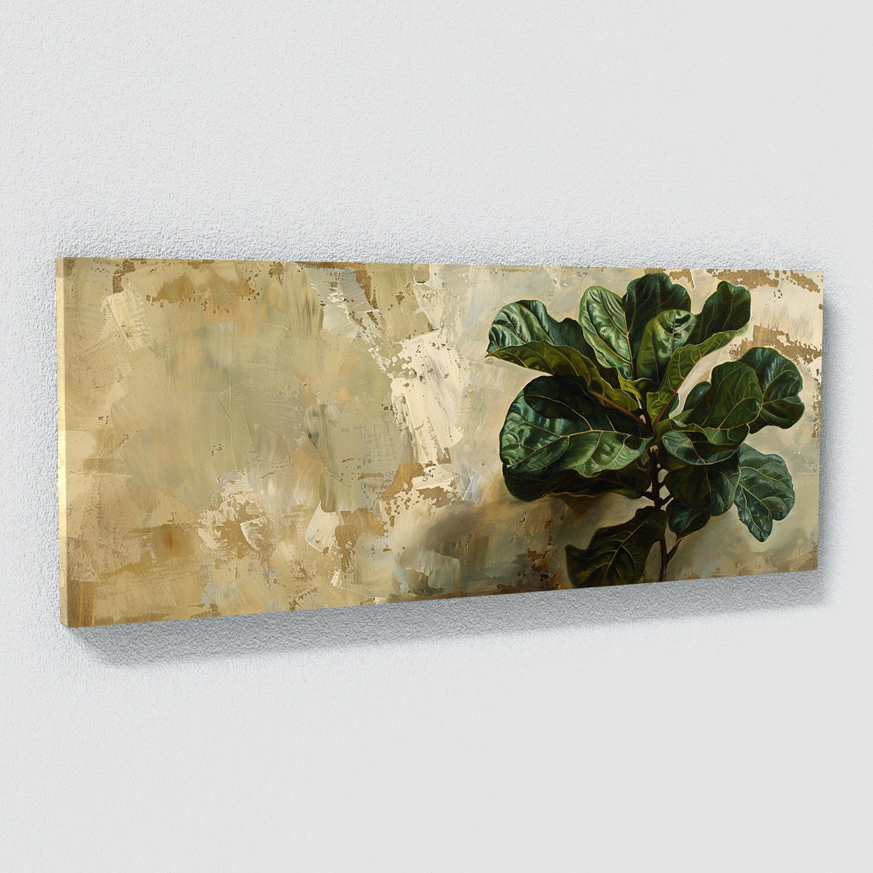 fiddle leaf fig painting Fiddle Leaf Fig Verdant Grace 1