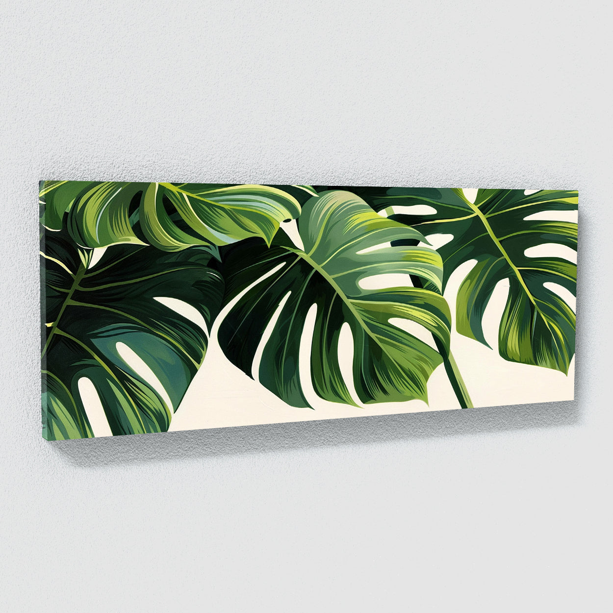 monstera canvas painting Monstera Minimalism 22