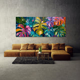 Monstera Vibrant Abstract 19