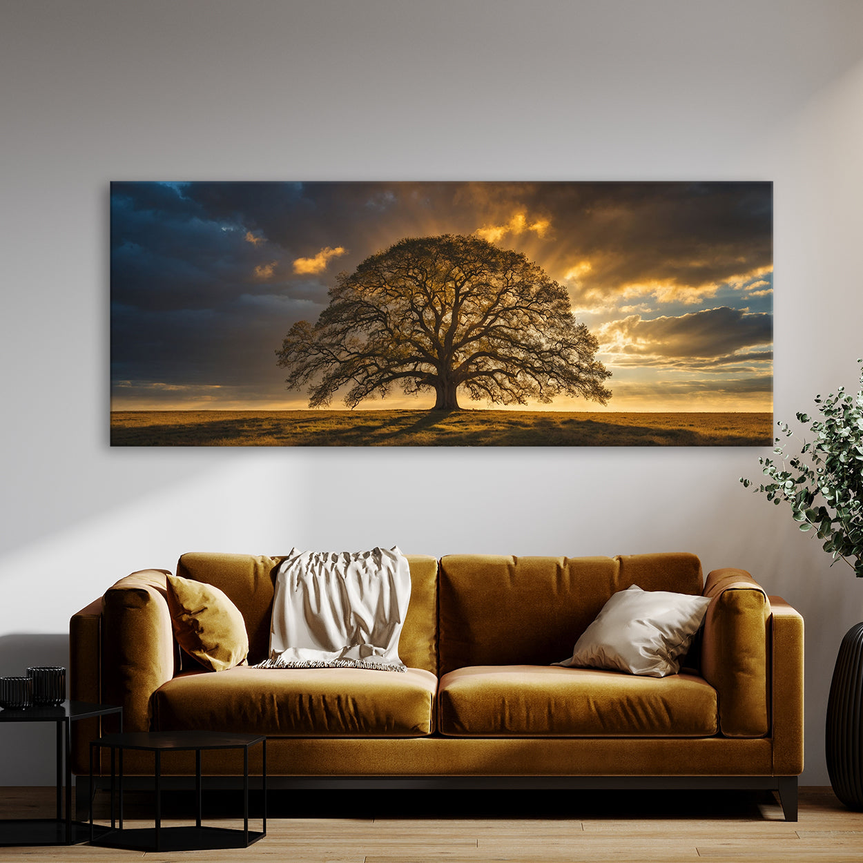 Oak Arkwork Oak Tree Golden Oak Majesty 98 Canvas Wall Art Print Decor Artwork ...