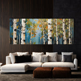 Birch Tree Cubist Birch Scene 93