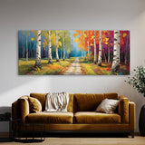 Birch Tree Vibrant Birch Path 55