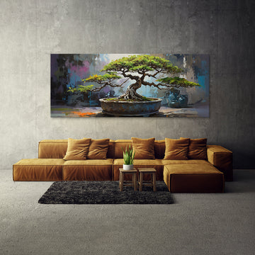 Bonsai Tree Bonsai Frenzy 68 Canvas Wall Art Print Decor Artwork Picture  Painting Poster – Sense Canvas