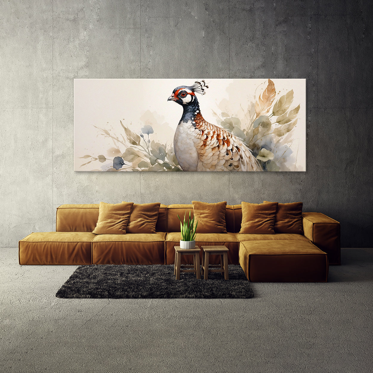 Pheasant Feathered Elegance 21 Canvas Wall Art Print Decor Artwork ...