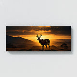 Deer Sunset Silhouette 95