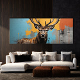 Deer Urban Antlers Graffiti 121