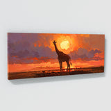 Giraffe Fiery Horizon Silhouette 19