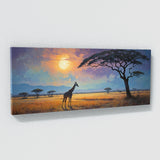 Giraffe Savanna Twilight Journey 72