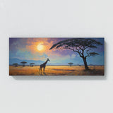 Giraffe Savanna Twilight Journey 72