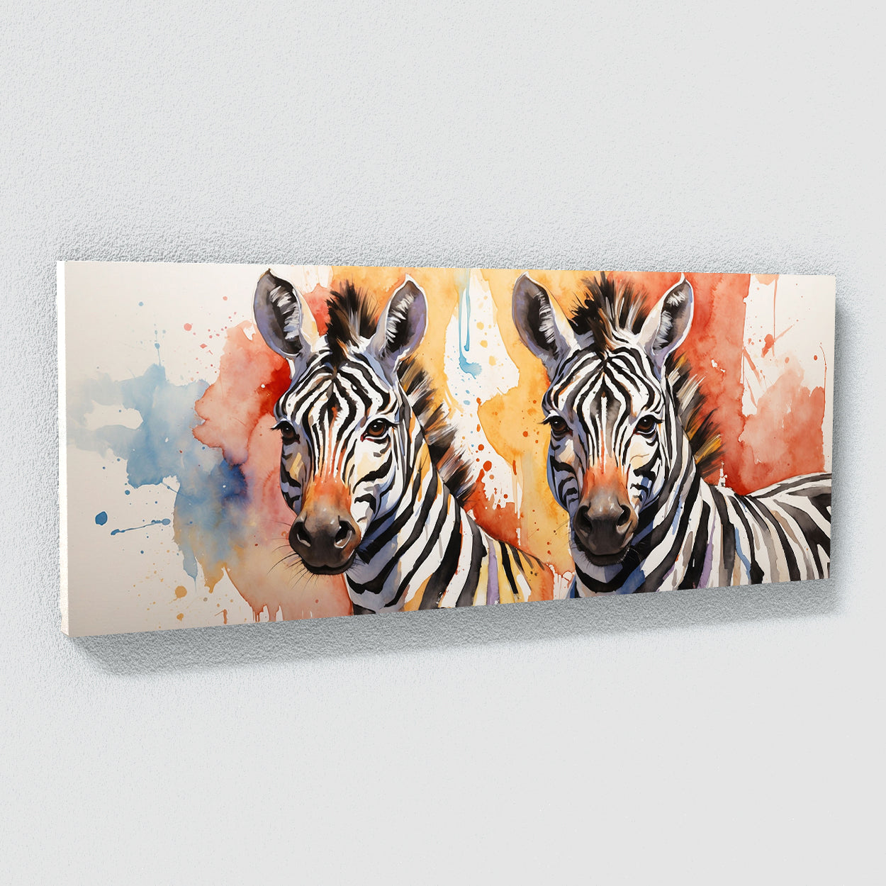 Zebra Whimsy Striped Abstraction 59 Canvas Wall Art Print Decor