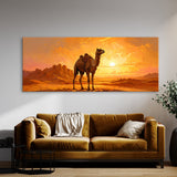 Camel Desert Majesty Sunset 1