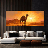 Camel Desert Majesty Sunset 1