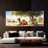 Camel Restful Desert Scene 24