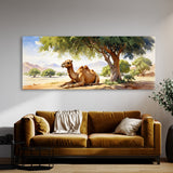 Camel Restful Desert Scene 24