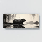 Beaver Abstract Silhouette 96