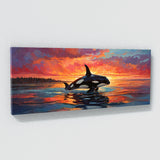 Orca Fiery Ocean Reflection 49