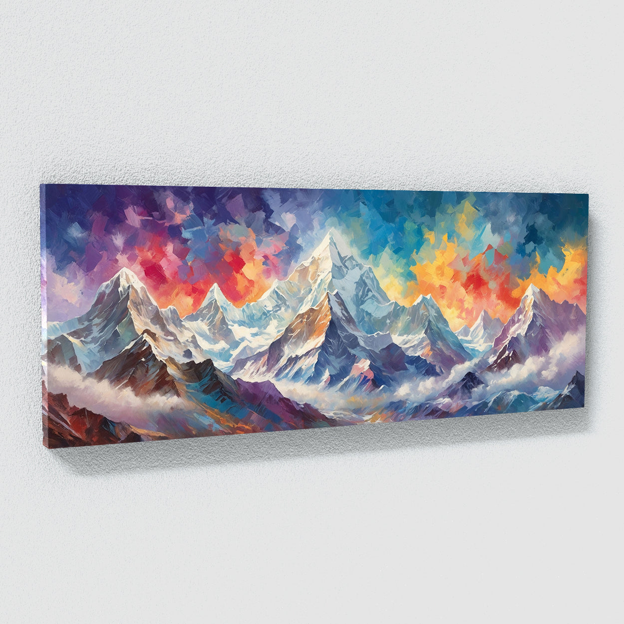 Everest Colorful Vista 55 Canvas Wall Art Print Decor Artwork