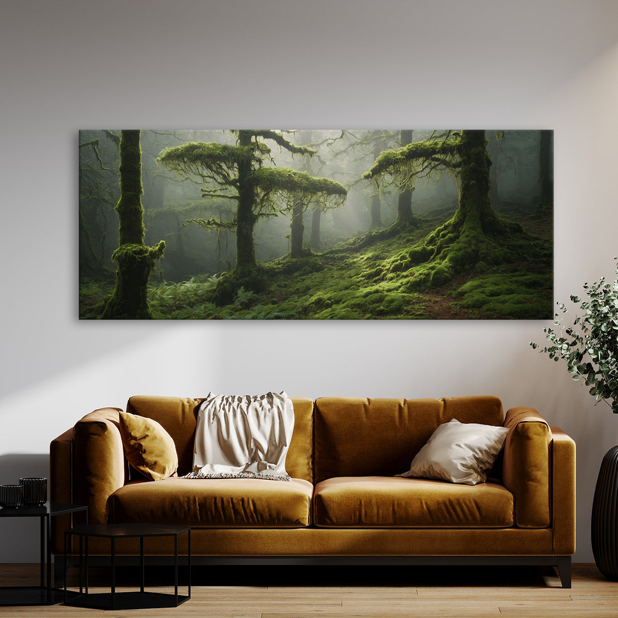 Moss Mossy Canopy 89 Canvas Wall Art Print Decor Artwork Picture