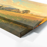 Vintage Golden Rural Serenity 18