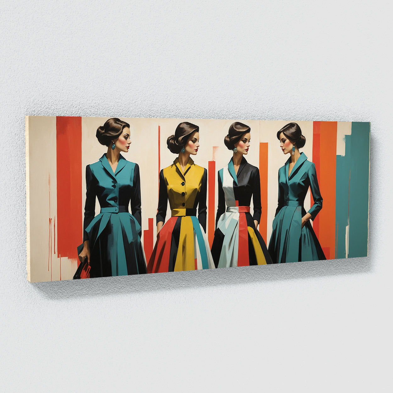 Vintage Retro Chic Silhouettes 90