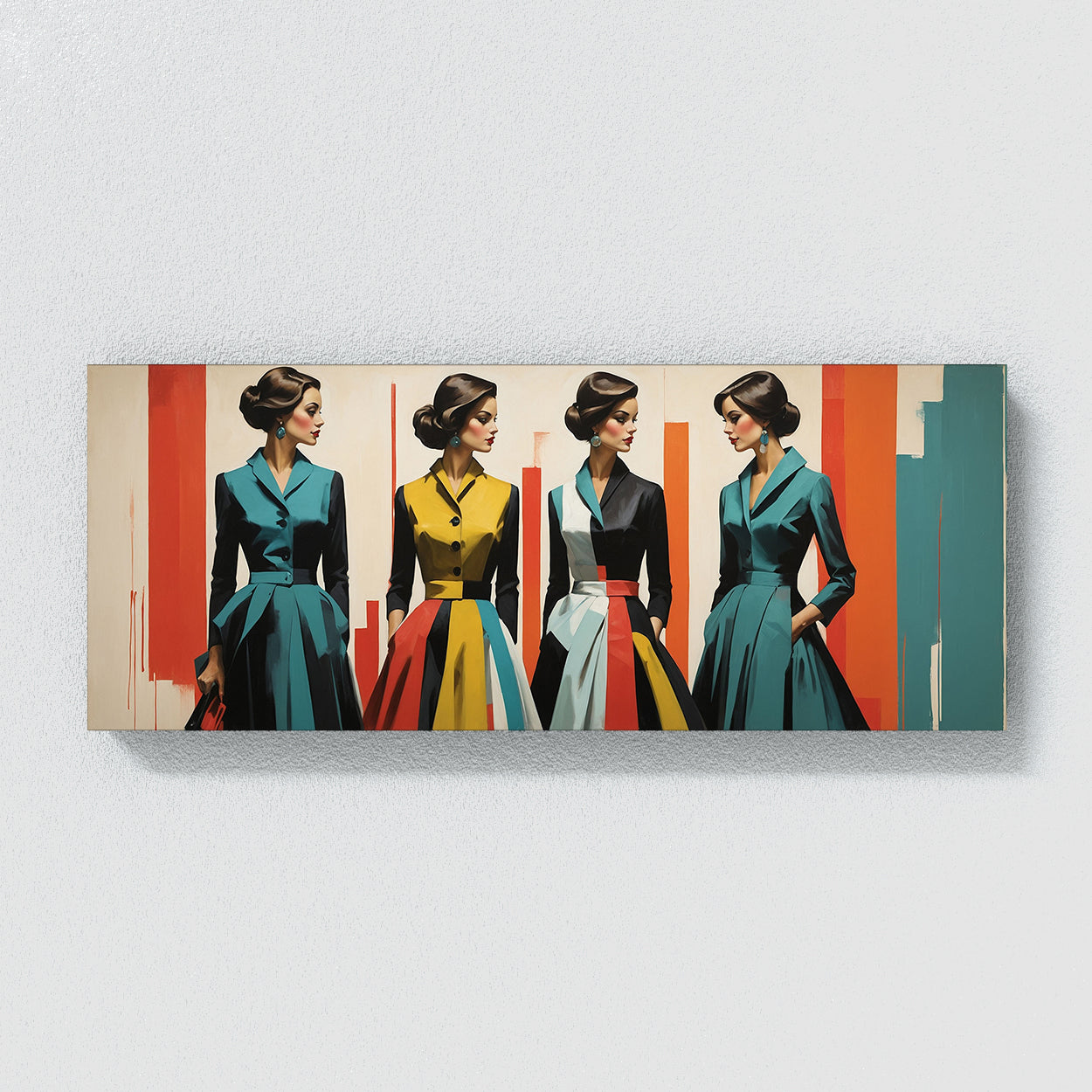 Vintage Retro Chic Silhouettes 90