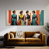 Vintage Retro Chic Silhouettes 90