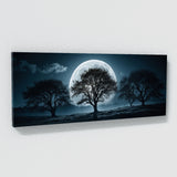 Tree Surreal Moonlit Silhouettes 185