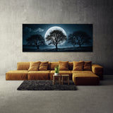 Tree Surreal Moonlit Silhouettes 185