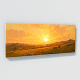 Landscape Golden Hills Sunset 1