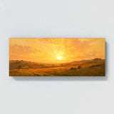 Landscape Golden Hills Sunset 1