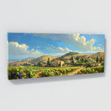 Landscape Sunlit Vineyard Hills 16