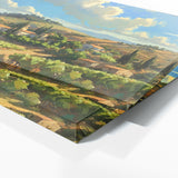 Landscape Sunlit Vineyard Hills 16