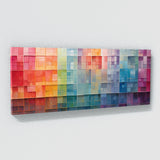 Geometric Flowing Color Grid 163