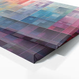 Geometric Flowing Color Grid 163