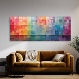 Geometric Flowing Color Grid 163