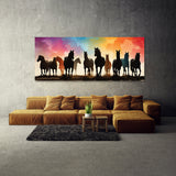 Equine Galloping Shadows 91