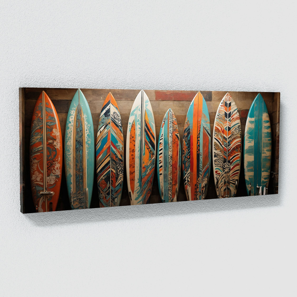 Surf Modern Surfboards 132 Canvas Wall Art Print Decor Artwork