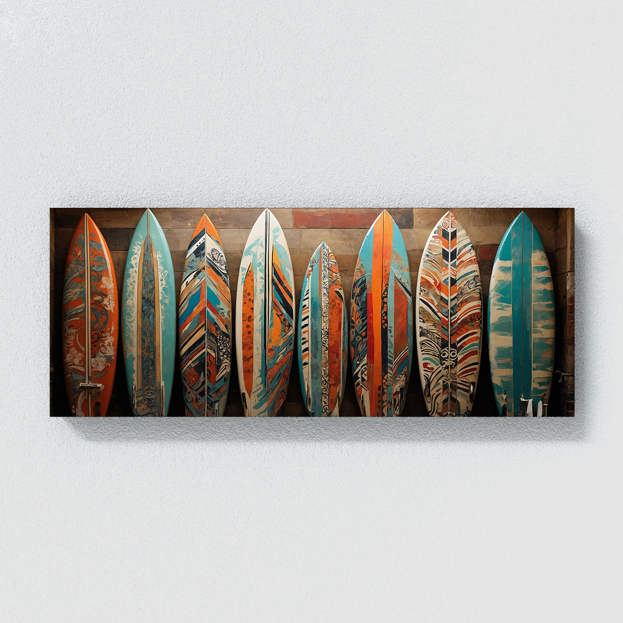 Surf Modern Surfboards 132 Canvas Wall Art Print Decor Artwork