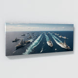 Naval Fleet In Formation 74