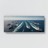 Naval Fleet In Formation 74