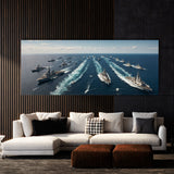 Naval Fleet In Formation 74