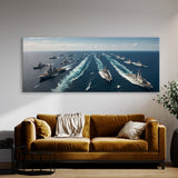 Naval Fleet In Formation 74