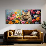 Cat Floral Feline Bliss 48