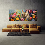 Cat Floral Feline Bliss 48