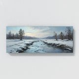 Winter Frozen Stream Serenity 9